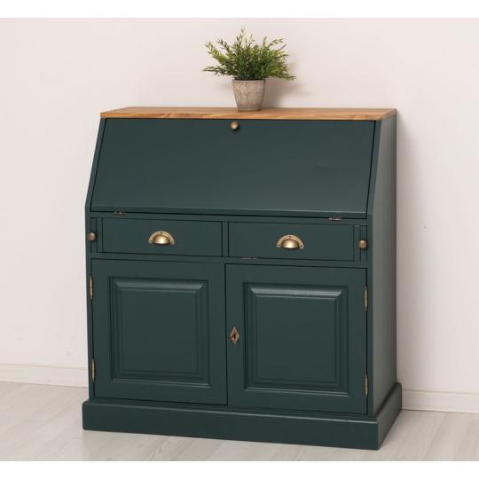 elegantny klasicky pisaci stol pisaci stol s vyklapacim panelom dedinsky nabytok mediteransky vidiecky dedinsky jedinecny nabytok stary retro vyroba kniznica kancelaria maly nabytok lameridiana.jpg